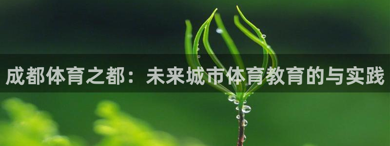 必发官方正版app娱乐40996：成都体育之都：未来城市体育